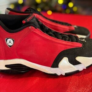 Mens Size 8- Air Jordan 14 Retro Gym Red Preowned But In Great Condition